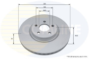 ADC5083V Brzdový kotúč ANL Coated Braking COMLINE