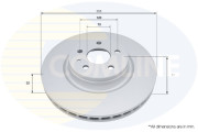 ADC5113V Brzdový kotúč ANL Coated Braking COMLINE