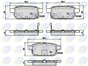 CBP32128 Sada brzdových platničiek kotúčovej brzdy Comline COMLINE