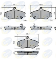 CBP3225 Sada brzdových platničiek kotúčovej brzdy Comline COMLINE