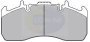 CBP9077K Sada brzdových platničiek kotúčovej brzdy Comline COMLINE