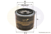 CDW11002 Olejový filter COMLINE