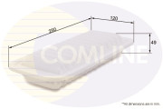 CTY12035 Vzduchový filter COMLINE