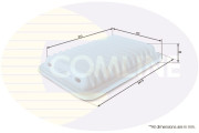 CTY12186 Vzduchový filter COMLINE