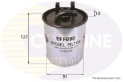 EFF080 Palivový filter COMLINE