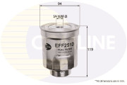 EFF251D Palivový filter COMLINE