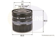 EOF046 Olejový filter COMLINE