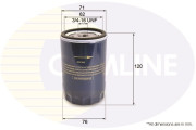 EOF062 Olejový filter COMLINE