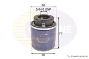 EOF226 Olejový filter COMLINE