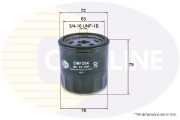 EOF254 Olejový filter COMLINE