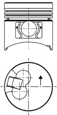 40059600 Piest KOLBENSCHMIDT