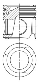 41276600 Piest KOLBENSCHMIDT