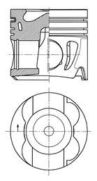 41716620 Piest KOLBENSCHMIDT