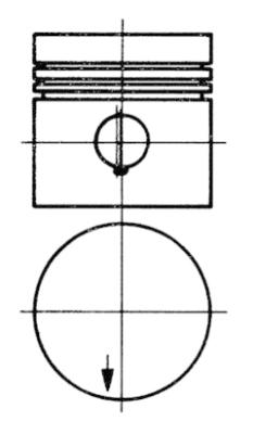 91430630 Piest KOLBENSCHMIDT