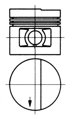 92931610 Piest KOLBENSCHMIDT