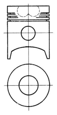 93208600 Piest KOLBENSCHMIDT