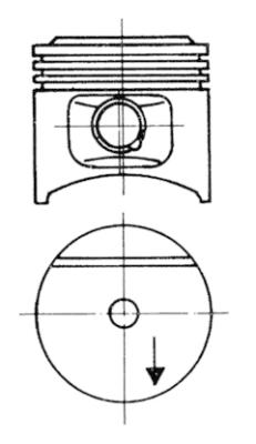 93677610 Piest KOLBENSCHMIDT