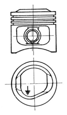 93700600 Piest KOLBENSCHMIDT