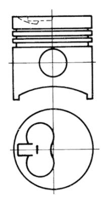 93844700 Piest KOLBENSCHMIDT