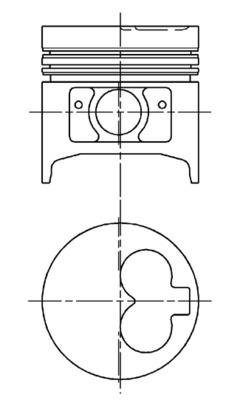 94372700 Piest KOLBENSCHMIDT