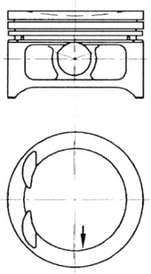 97363610 Piest KOLBENSCHMIDT