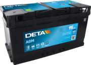 DK950 żtartovacia batéria DETA AGM DETA
