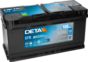 DL1050 żtartovacia batéria DETA EFB DETA