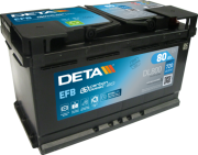 DL800 żtartovacia batéria DETA EFB DETA
