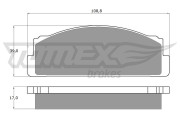 TX 10-23 Sada brzdových platničiek kotúčovej brzdy TOMEX Brakes