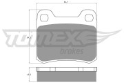TX 10-371 Sada brzdových platničiek kotúčovej brzdy TOMEX Brakes