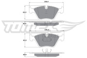 TX 10-69 Sada brzdových platničiek kotúčovej brzdy TOMEX Brakes