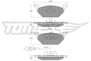 TX 12-11 Sada brzdových platničiek kotúčovej brzdy TOMEX Brakes