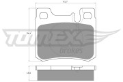 TX 12-30 Sada brzdových platničiek kotúčovej brzdy TOMEX Brakes