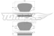 TX 12-703 Sada brzdových platničiek kotúčovej brzdy TOMEX Brakes