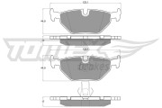 TX 13-21 Sada brzdových platničiek kotúčovej brzdy TOMEX Brakes