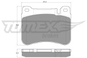 TX 16-20 Sada brzdových platničiek kotúčovej brzdy TOMEX Brakes