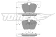 TX 16-64 Sada brzdových platničiek kotúčovej brzdy TOMEX Brakes