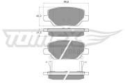 TX 18-20 Sada brzdových platničiek kotúčovej brzdy TOMEX Brakes