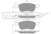 TX 18-90 Sada brzdových platničiek kotúčovej brzdy TOMEX Brakes