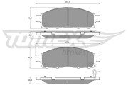 TX 19-31 Sada brzdových platničiek kotúčovej brzdy TOMEX Brakes