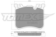 TX 19-46 Sada brzdových platničiek kotúčovej brzdy TOMEX Brakes