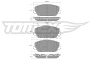 TX 19-60 Sada brzdových platničiek kotúčovej brzdy TOMEX Brakes