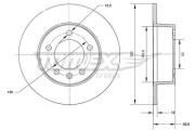 TX 70-37 Brzdový kotúč TOMEX Brakes