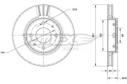 TX 70-69 Brzdový kotúč TOMEX Brakes