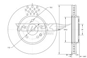 TX 74-09 Brzdový kotúč TOMEX Brakes