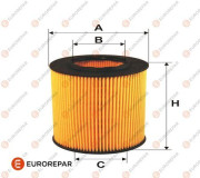 1609691880 Palivový filter EUROREPAR