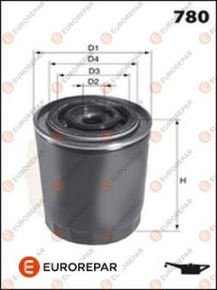 1611660980 Olejový filter EUROREPAR