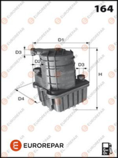 1616215080 Palivový filter EUROREPAR