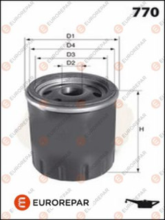 1637765280 Olejový filter EUROREPAR