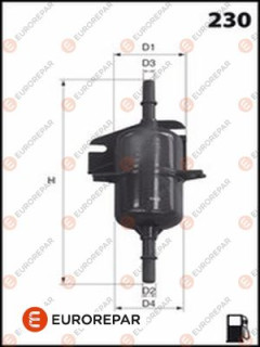 1643631380 Palivový filter EUROREPAR